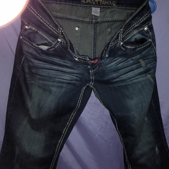 2 Pairs of Almost Famous Jeans size 11, for $21 - Picture 10 of 14